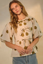 Polka Dot Printed Puffed Sleeve Blouse PRE ORDEN