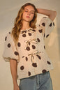 Polka Dot Printed Puffed Sleeve Blouse PRE ORDEN