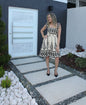 Printed Babydoll Dress