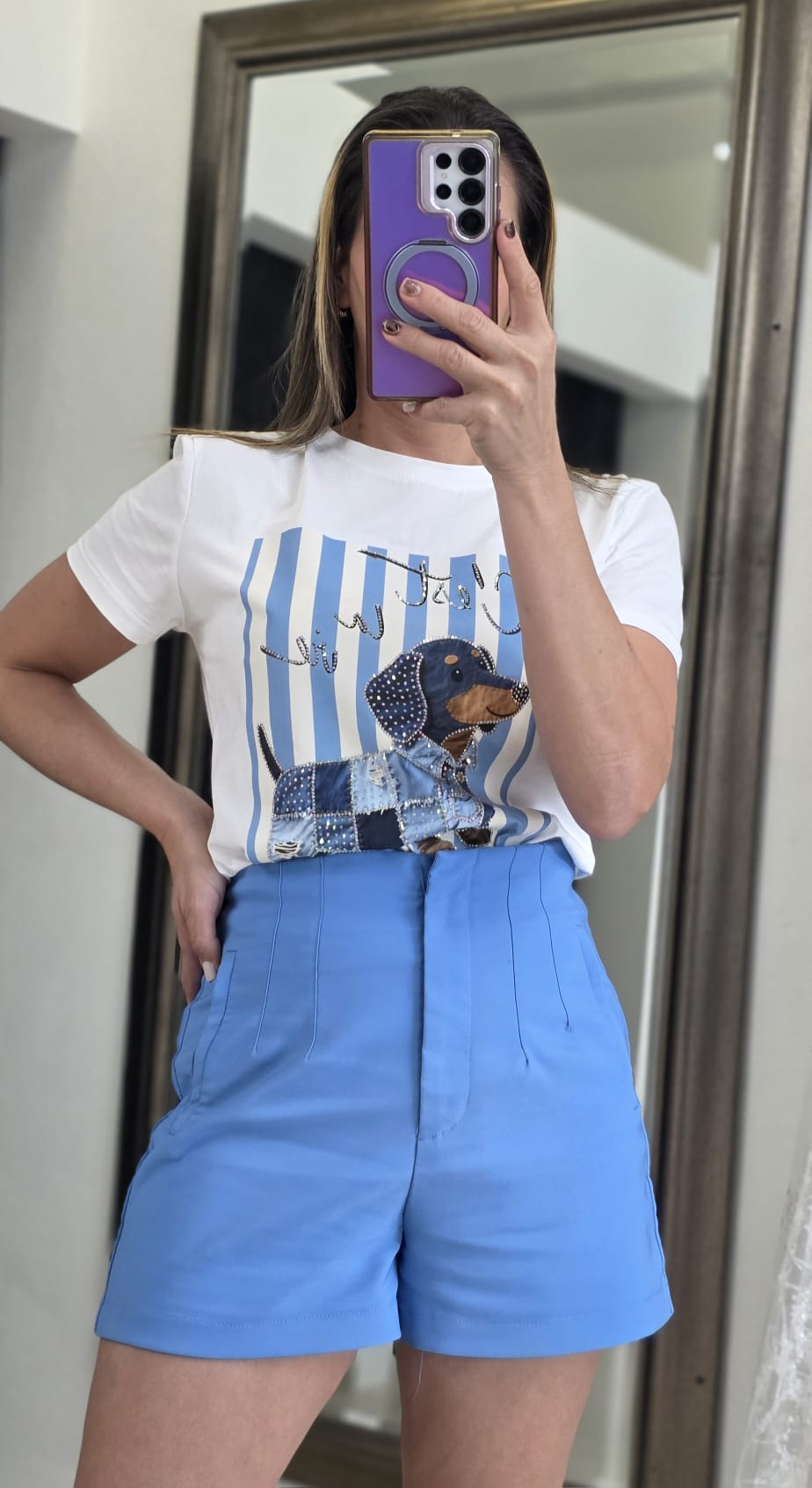 Cropped Top Graphic Tee