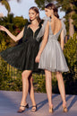 A-LINE SHORT TULLE DRESS