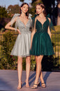 A-LINE SHORT TULLE DRESS