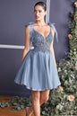 A-LINE SHORT TULLE DRESS