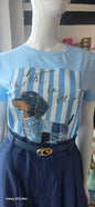 Cropped Top Graphic Tee