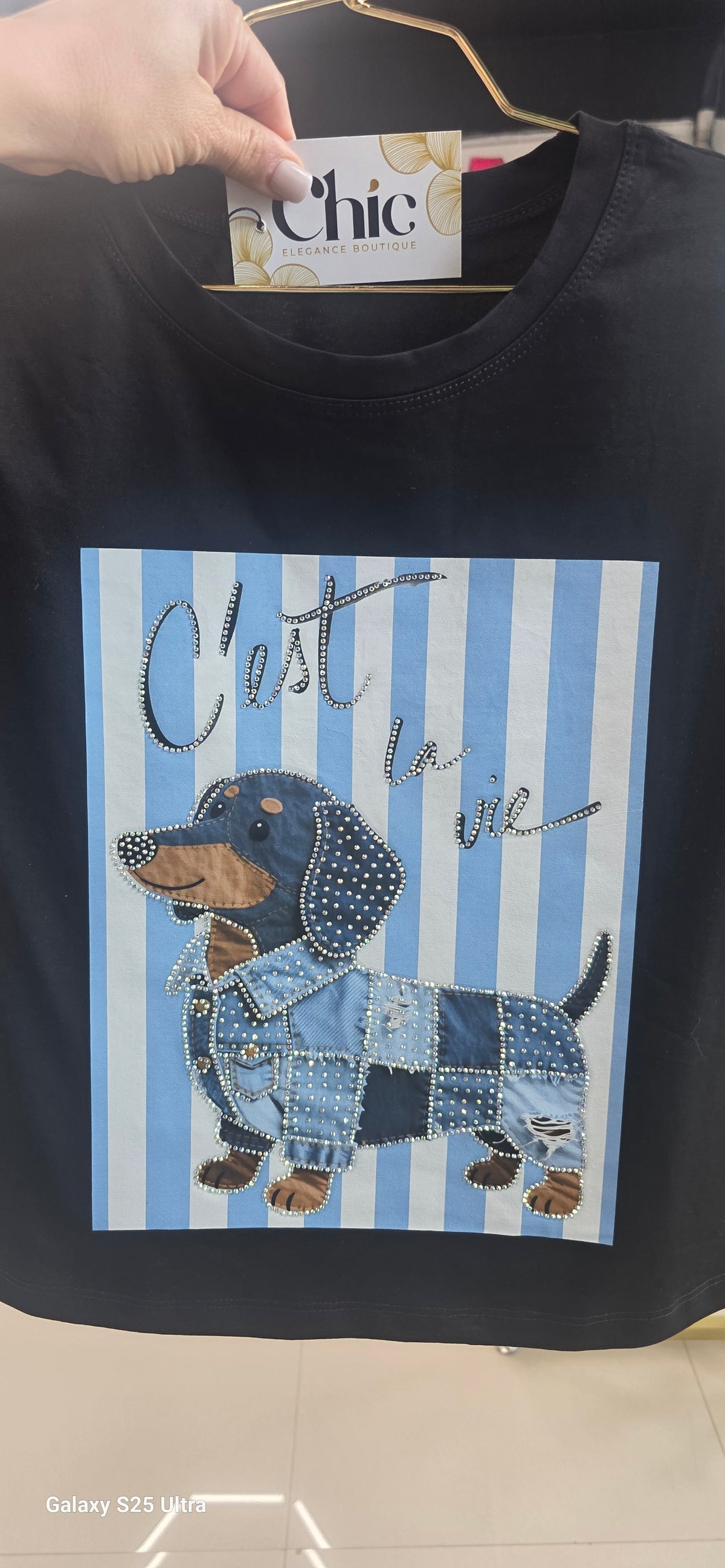 Cropped Top Graphic Tee